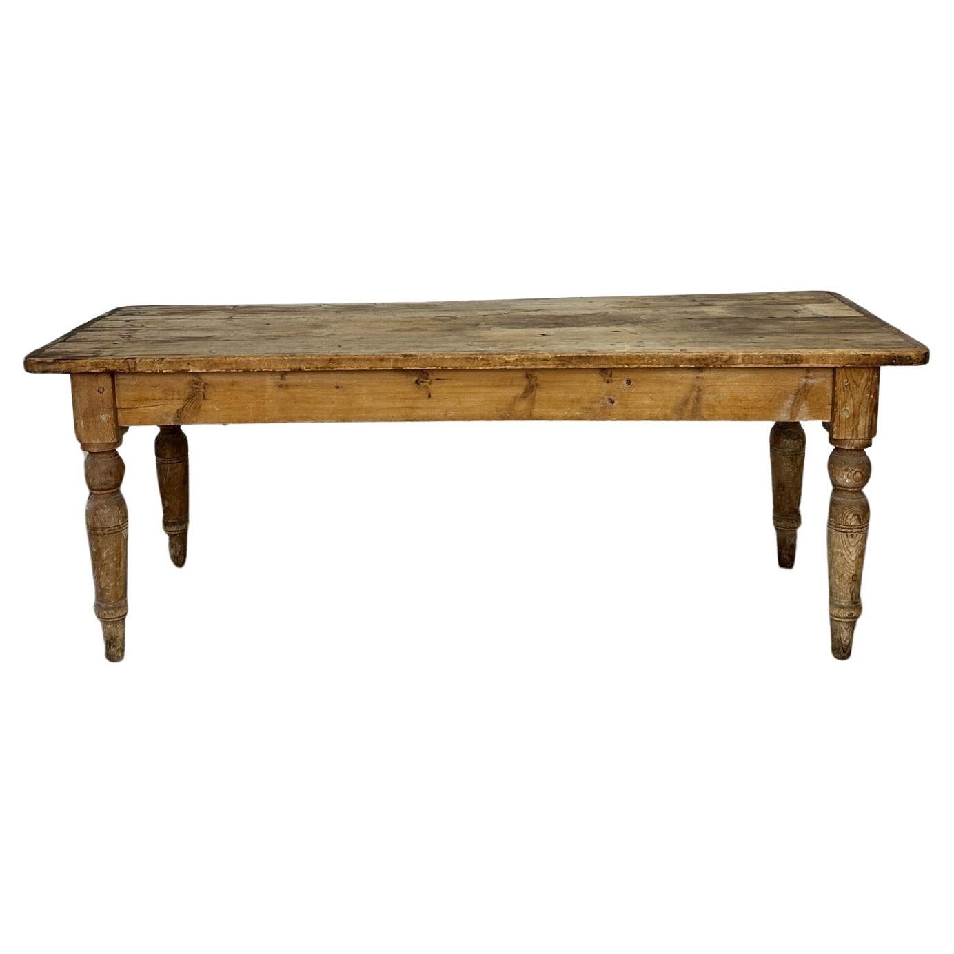 French Country Rustic Dining Table For Sale