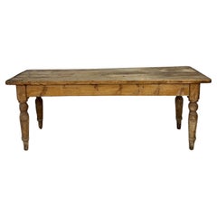 Vintage French Country Rustic Dining Table