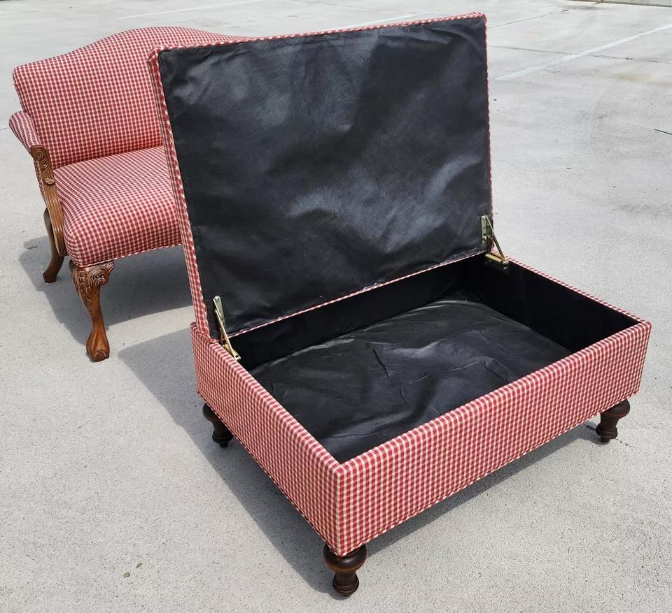 Fine XX secolo Set di divani e pouf in stile rustico francese in vendita