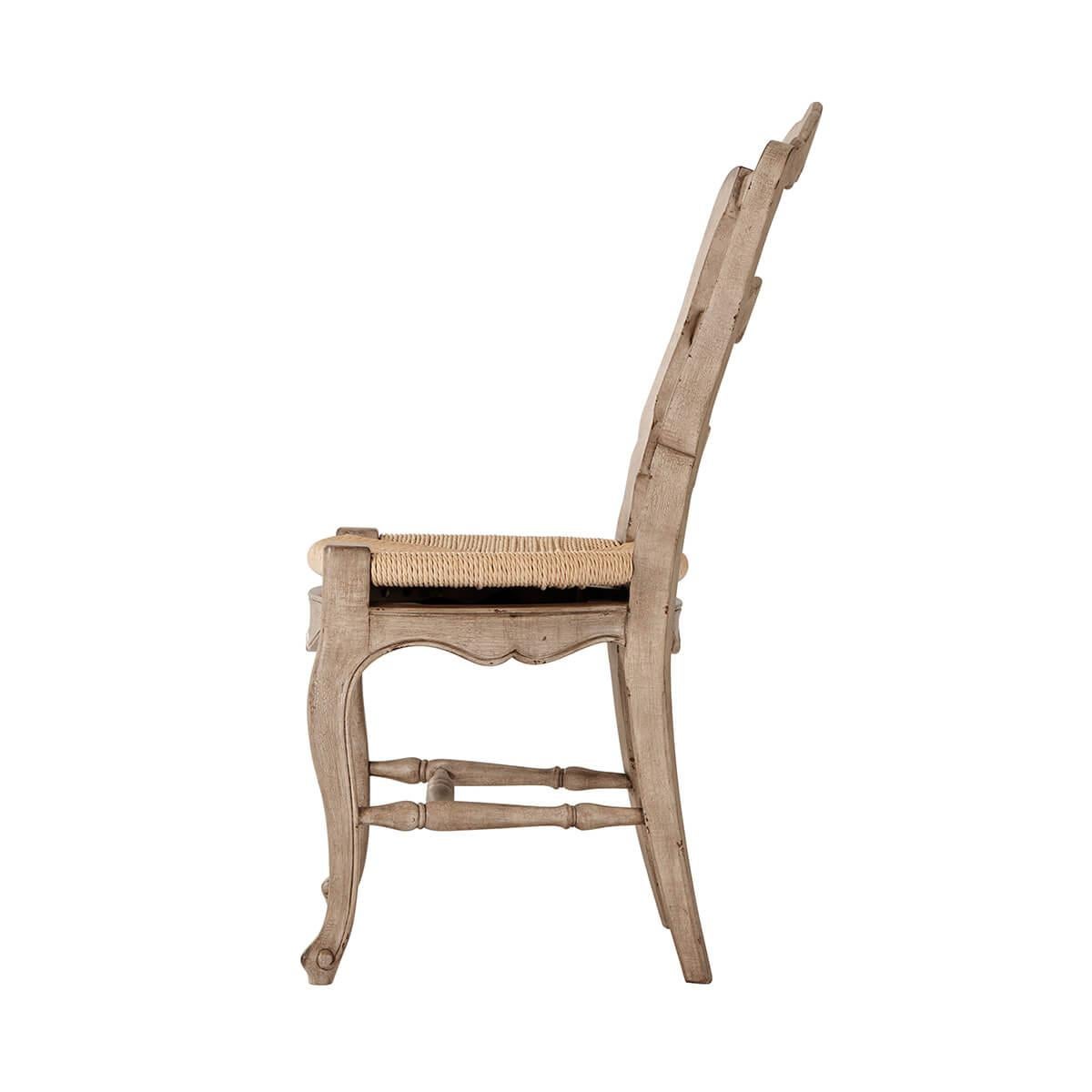 Vietnamese French Country Side Chairs For Sale