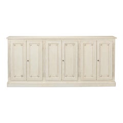 French Country Sideboard, 96" - Antiqued White