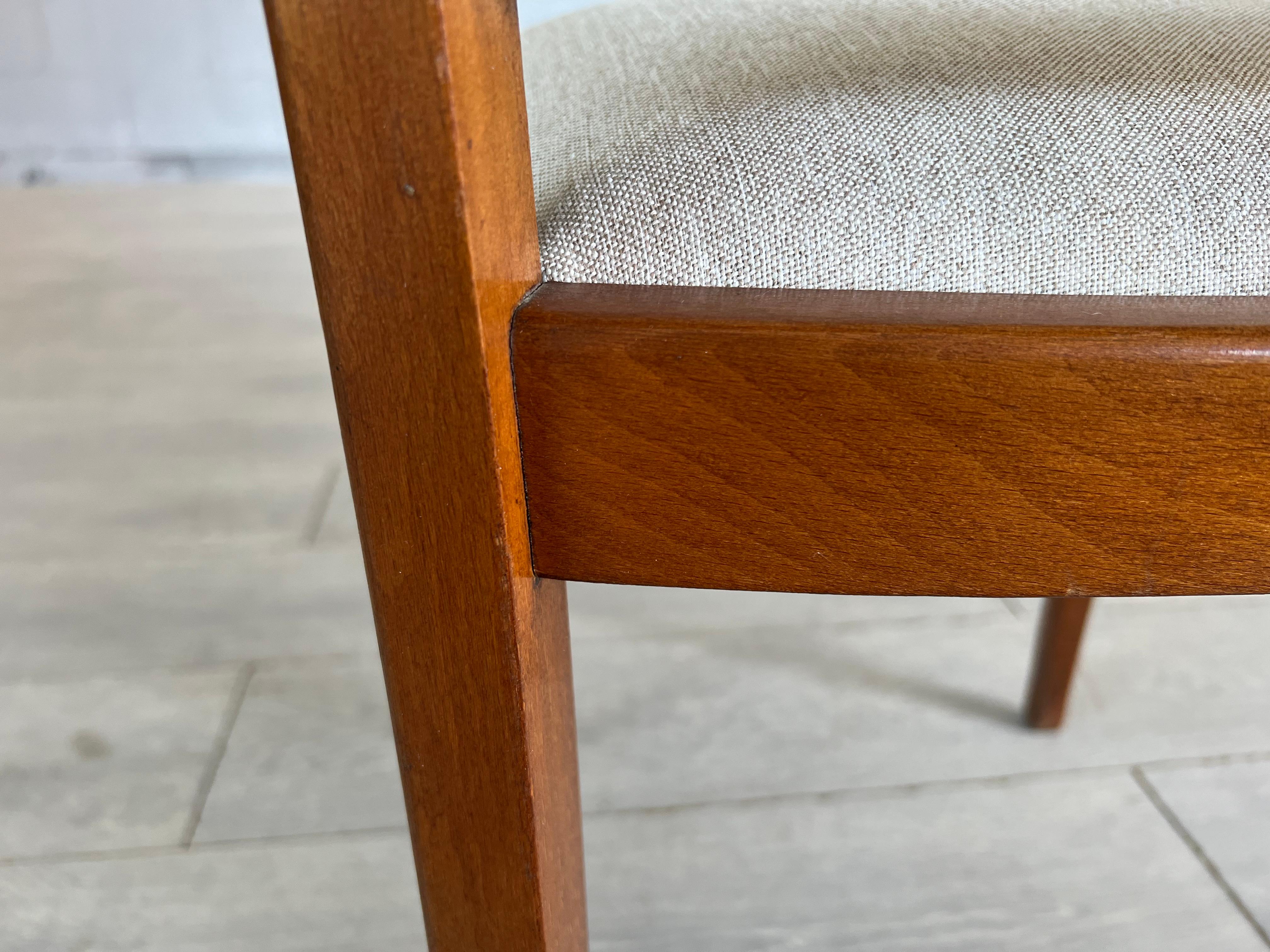 French Country Splat Back Dining Chairs, Reupholstered - Set of 4 4