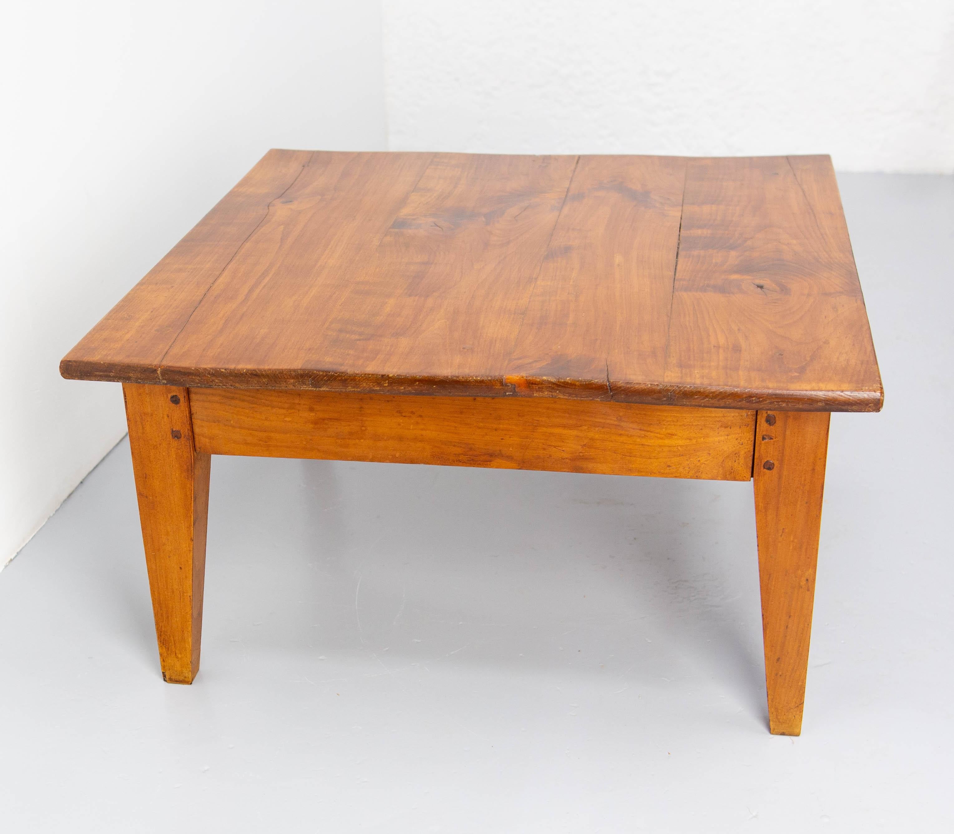 French country style coffee table with two drawers, circa 1960 For Sale 2