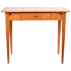 French Country Style Fruitwood One Drawer Work Table or Desk, circa 1840