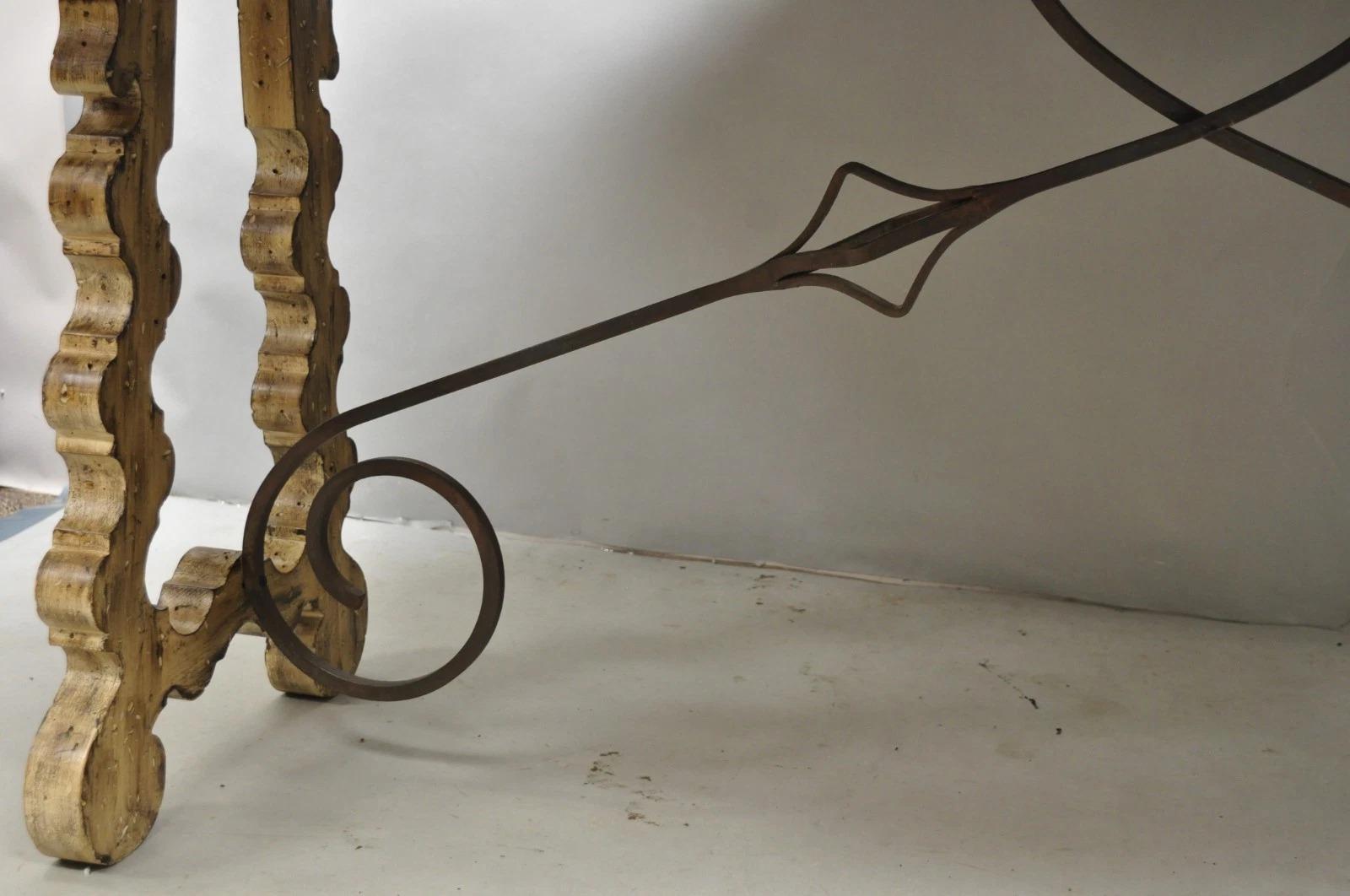 French Room Table de salle à manger ovale à abattant Farmhouse en pin strié en vente 6