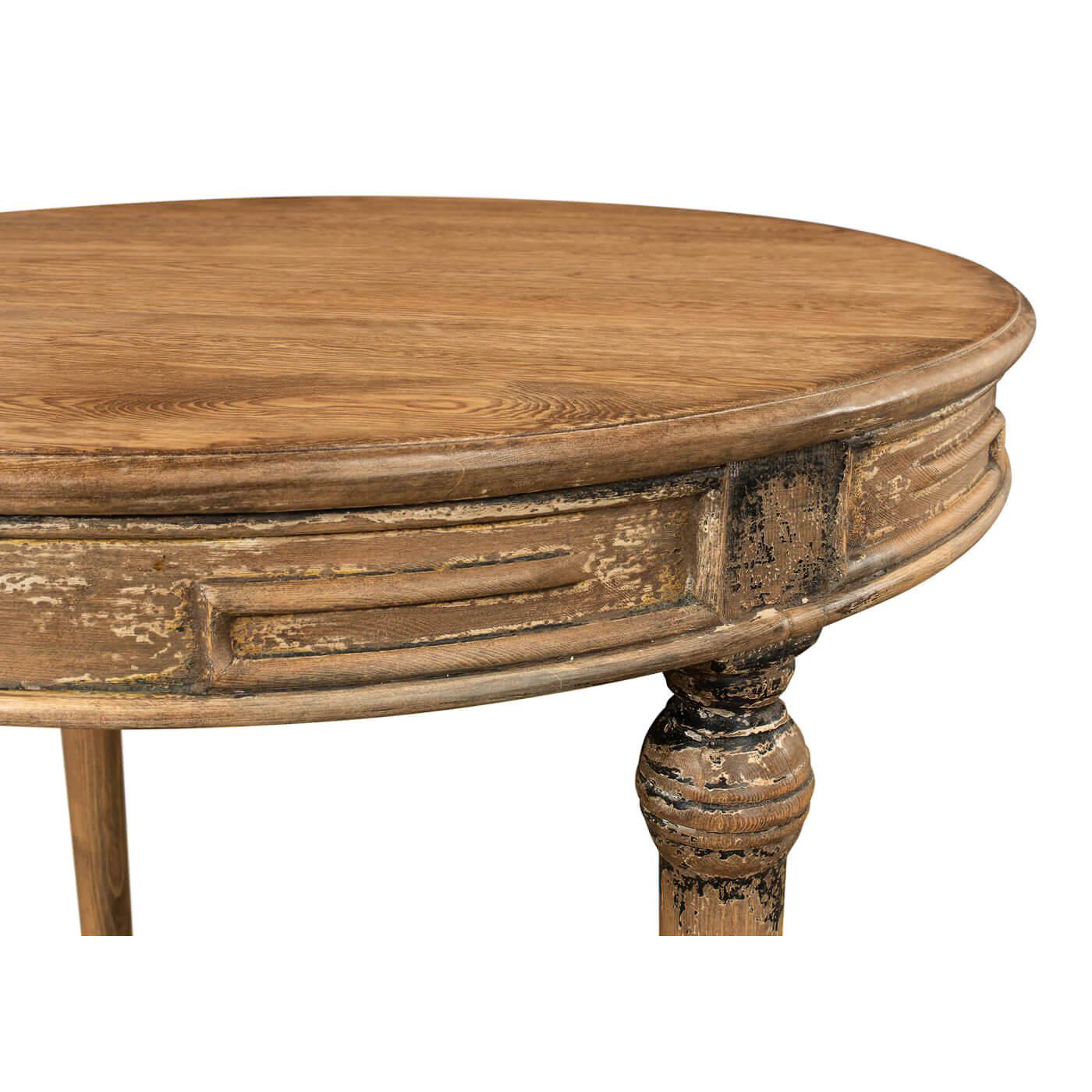 French Provincial French Country-Style Tea Table For Sale