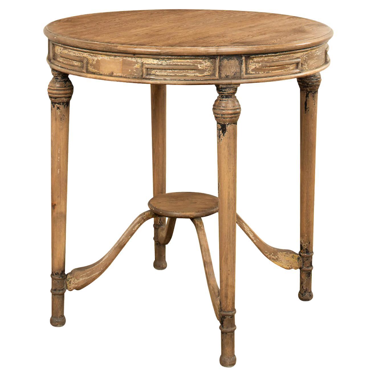 French Country-Style Tea Table For Sale