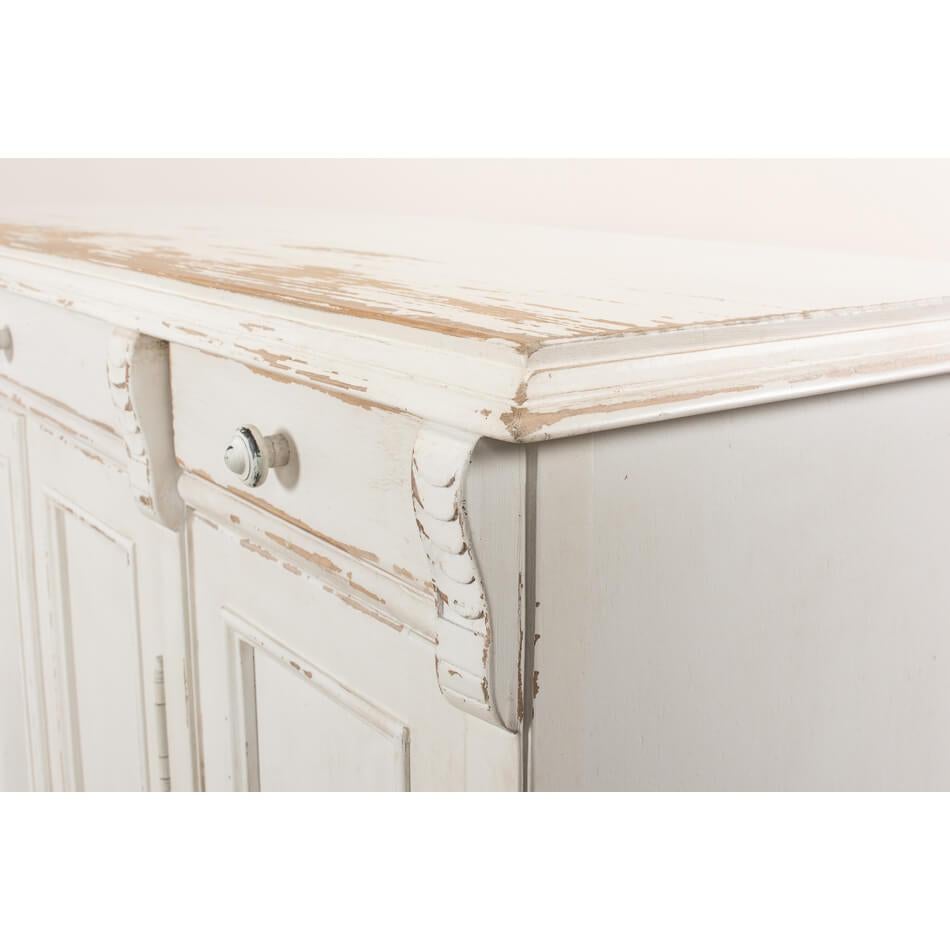 Wood French Country Tall Sideboard For Sale