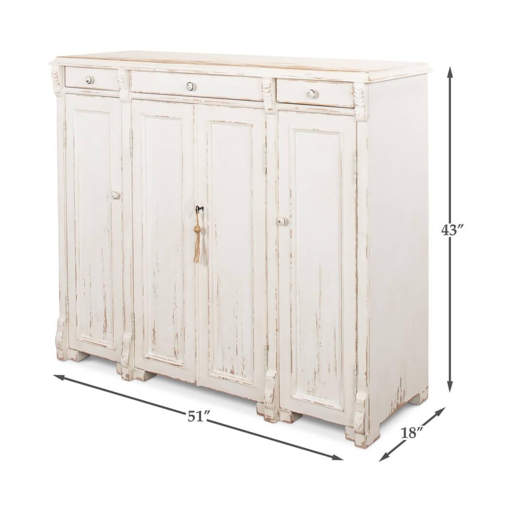 French Country Tall Sideboard For Sale 1