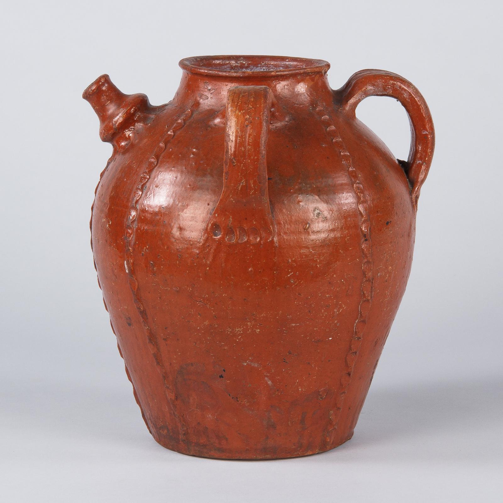 French Country Terracotta Water Jar, Late 1800s 5