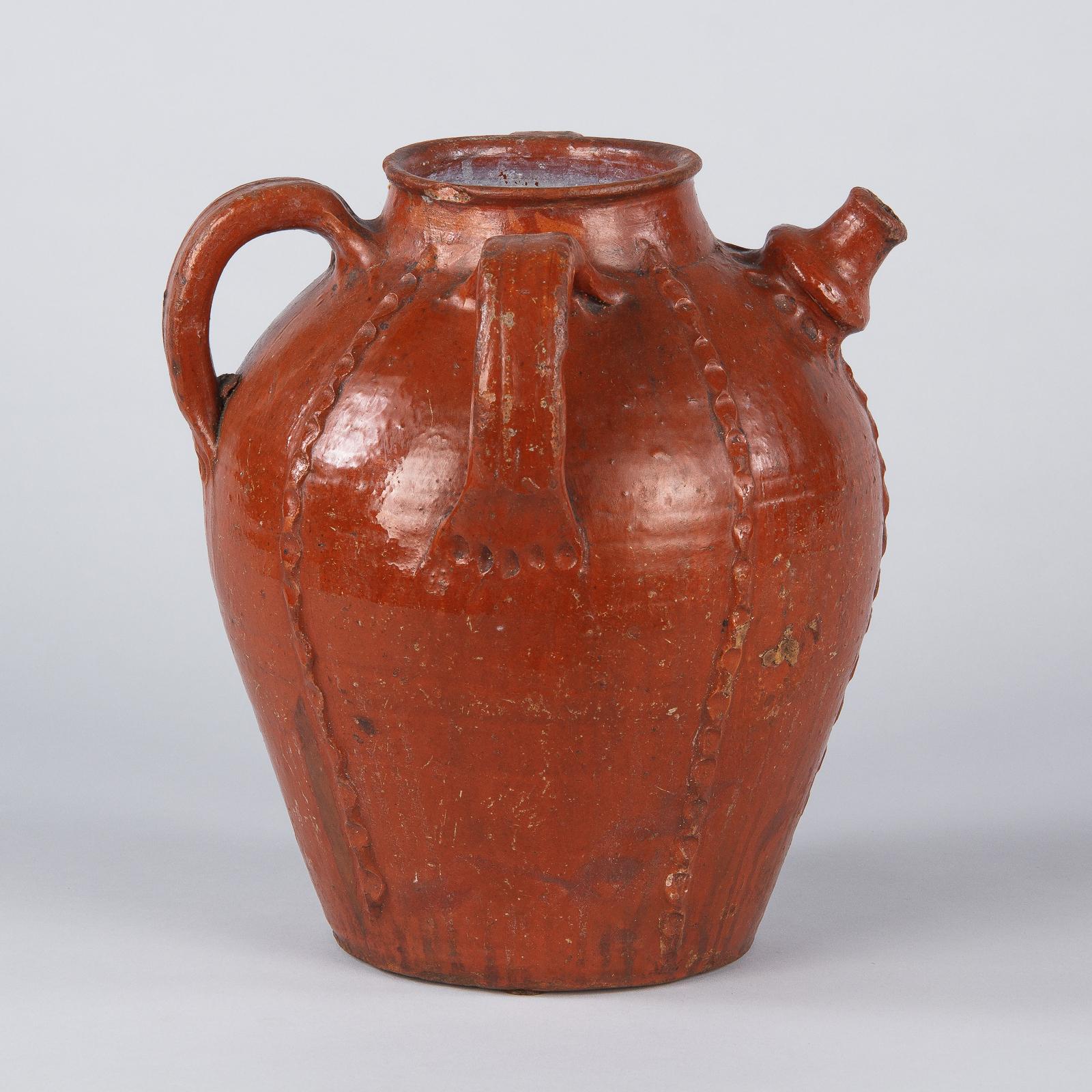 French Country Terracotta Water Jar, Late 1800s 7