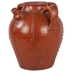 French Country Terracotta Water Jar, Late 1800s