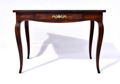 French Country Tiger Oak Writing Desk by Henredon