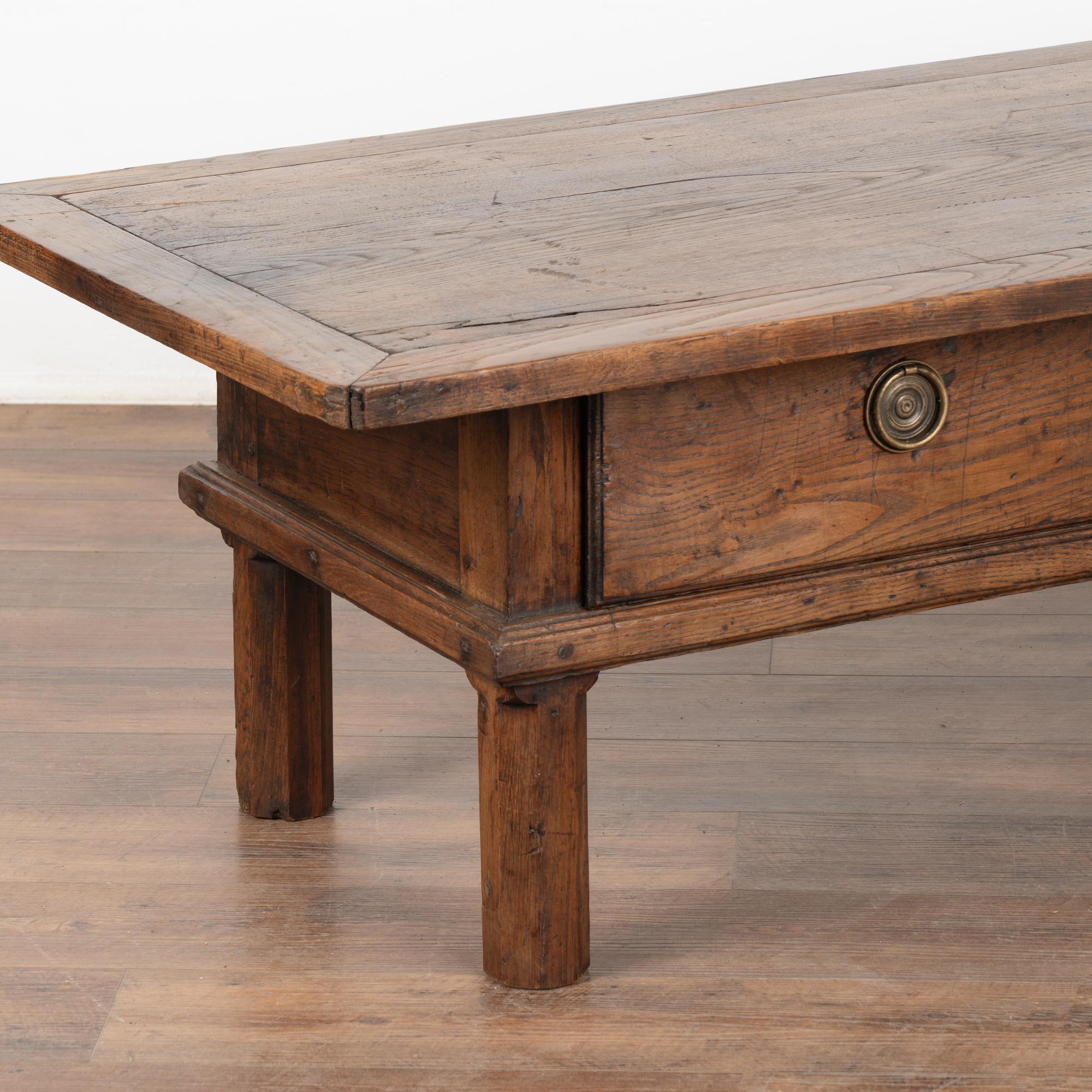 French Country Two Drawer Coffee Table, circa 1820-40 1