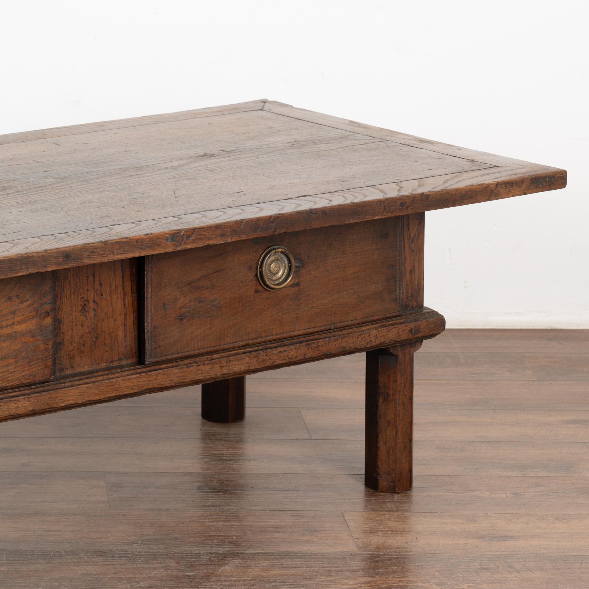 French Country Two Drawer Coffee Table, circa 1820-40 2