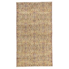 French Country Retro Turkish Sivas Rug with Rustic Elegance