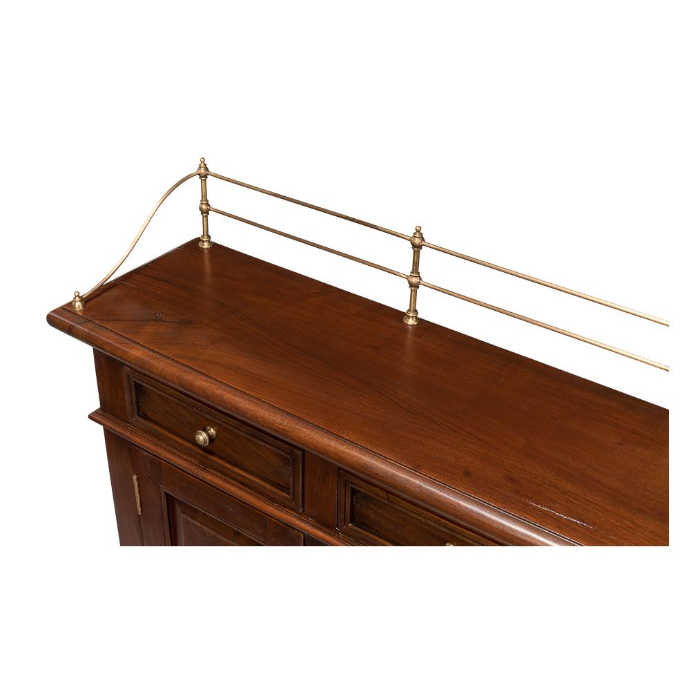 French Country Walnut Buffet Sideboard For Sale 3