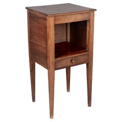 French Country Walnut Side Table