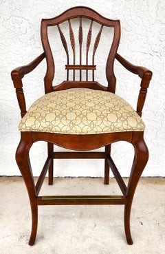 French Country Wheatback Bar Stools