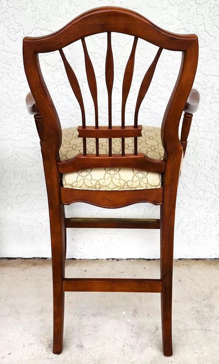 French Country Wheatback Bar Stools For Sale 1