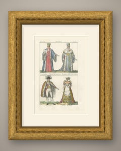 French Court Dress, Grand Judge, Master of the University and Court Lady, 1842