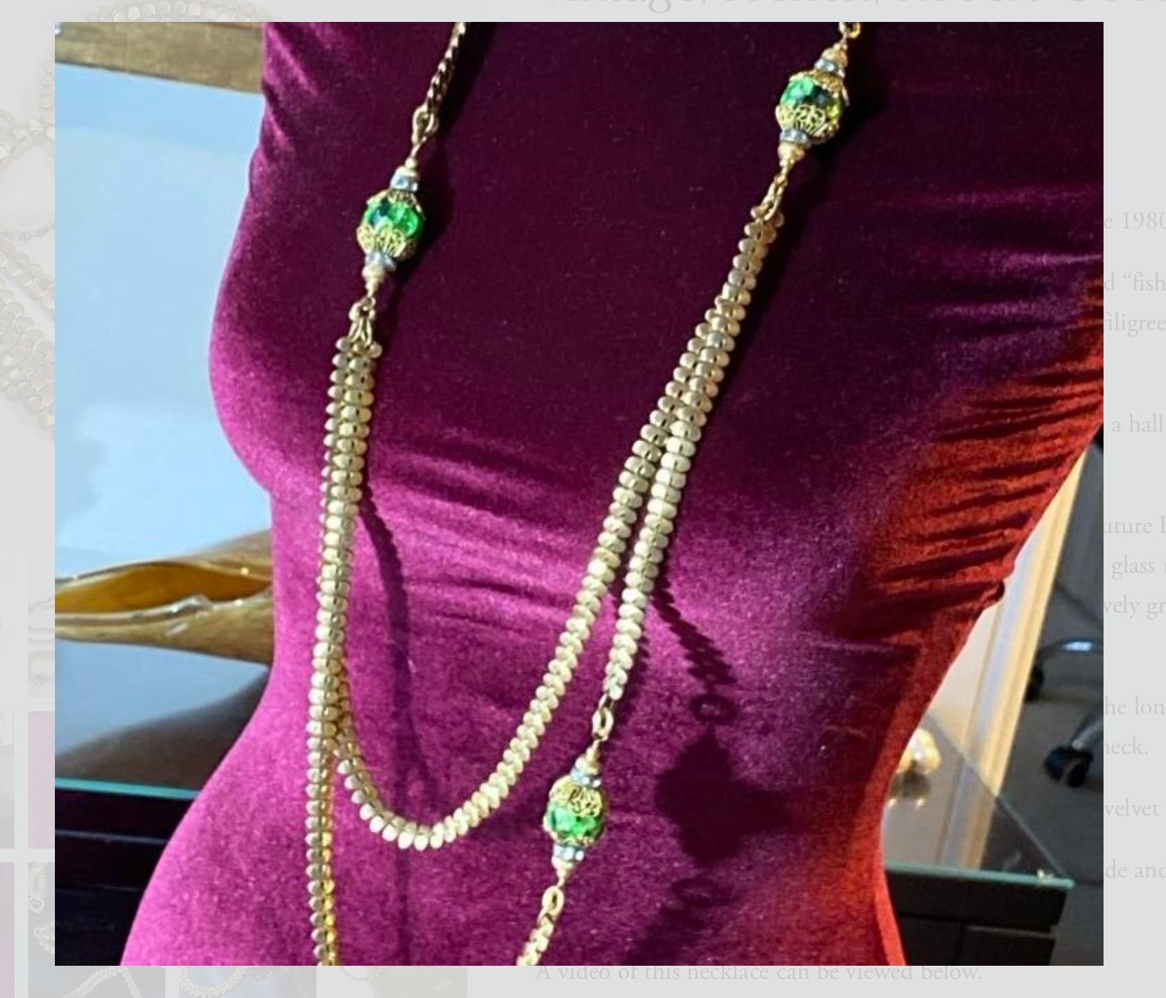 Collar de Alta Costura Francesa de Robert Goossens en venta 4
