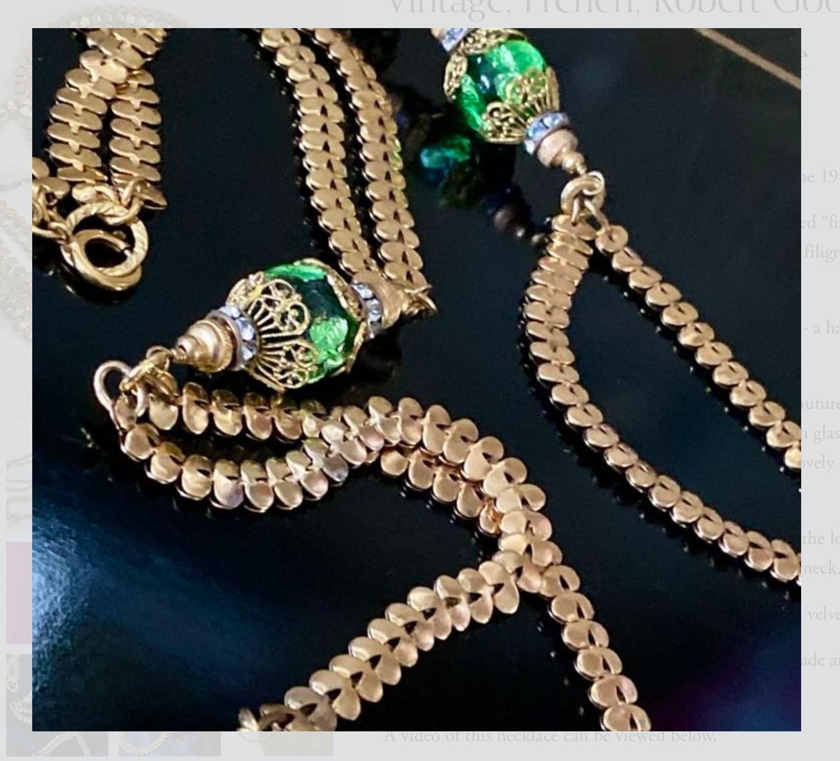 Collar de Alta Costura Francesa de Robert Goossens en venta 5