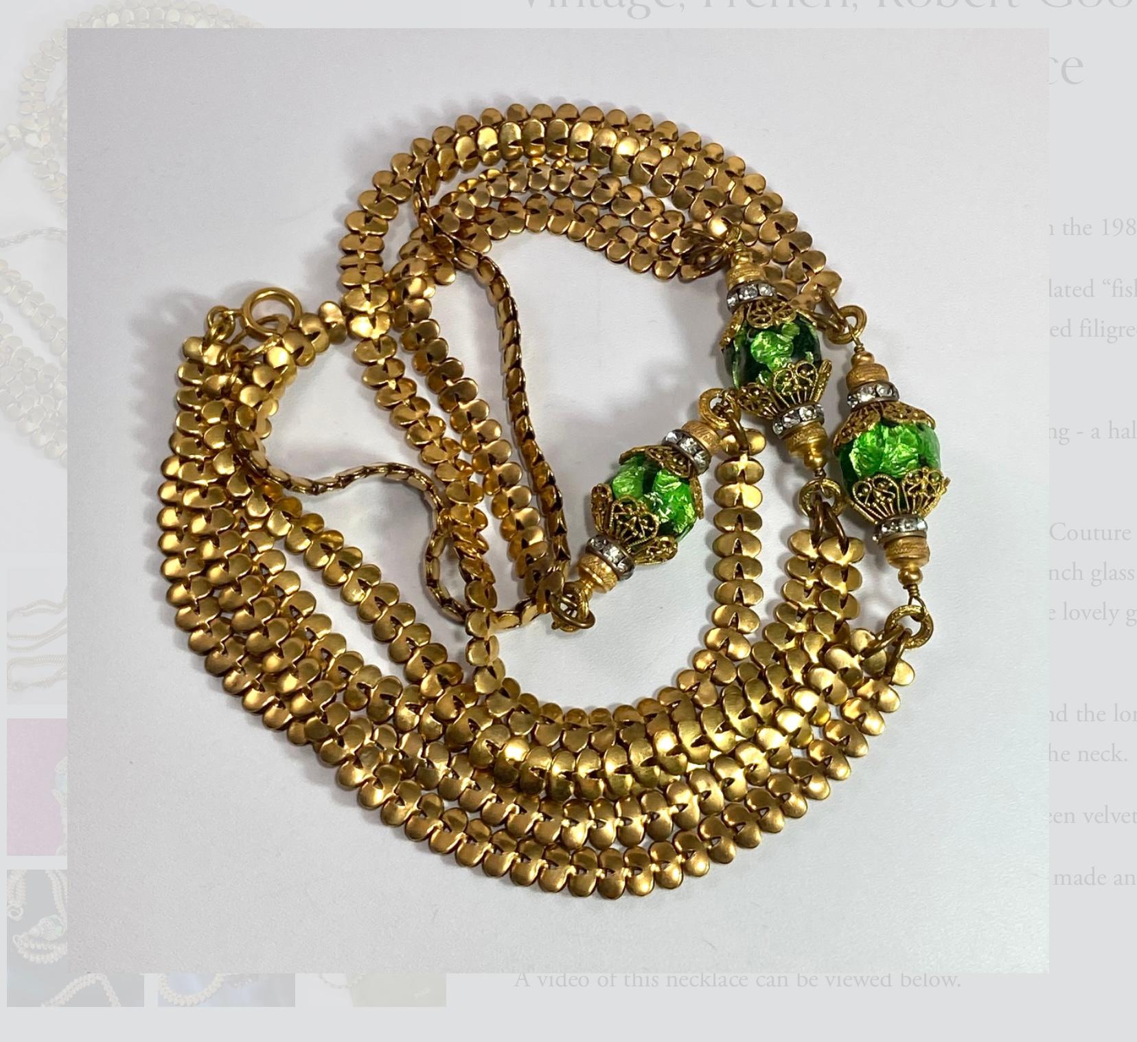 Collar de Alta Costura Francesa de Robert Goossens en venta 1