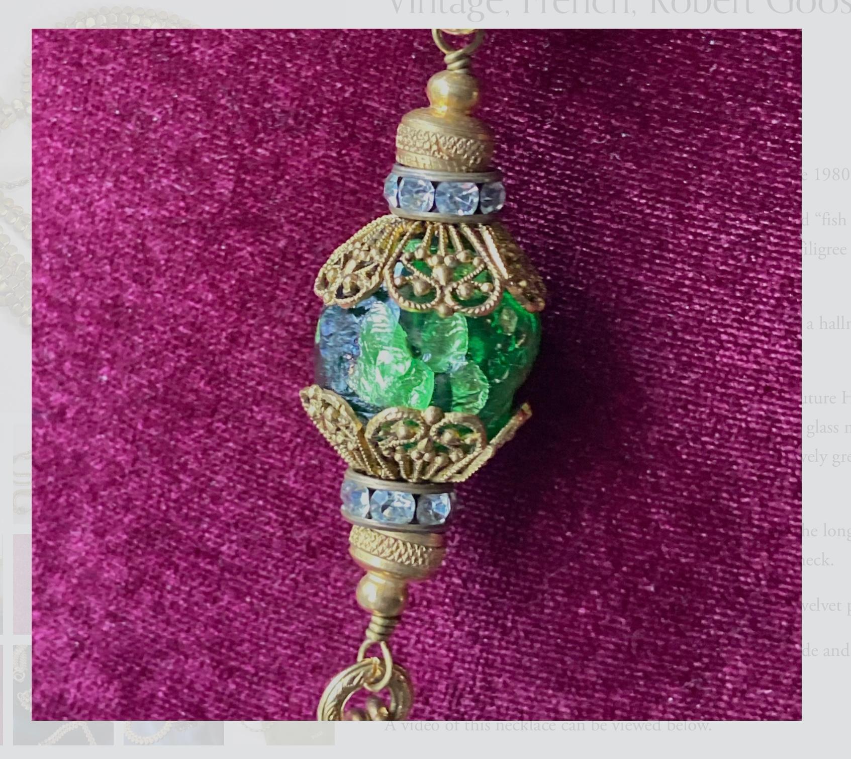 Collar de Alta Costura Francesa de Robert Goossens en venta 3