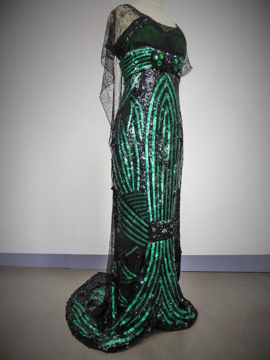 Women's French Couture Sequin Dress Circa 1910/1920