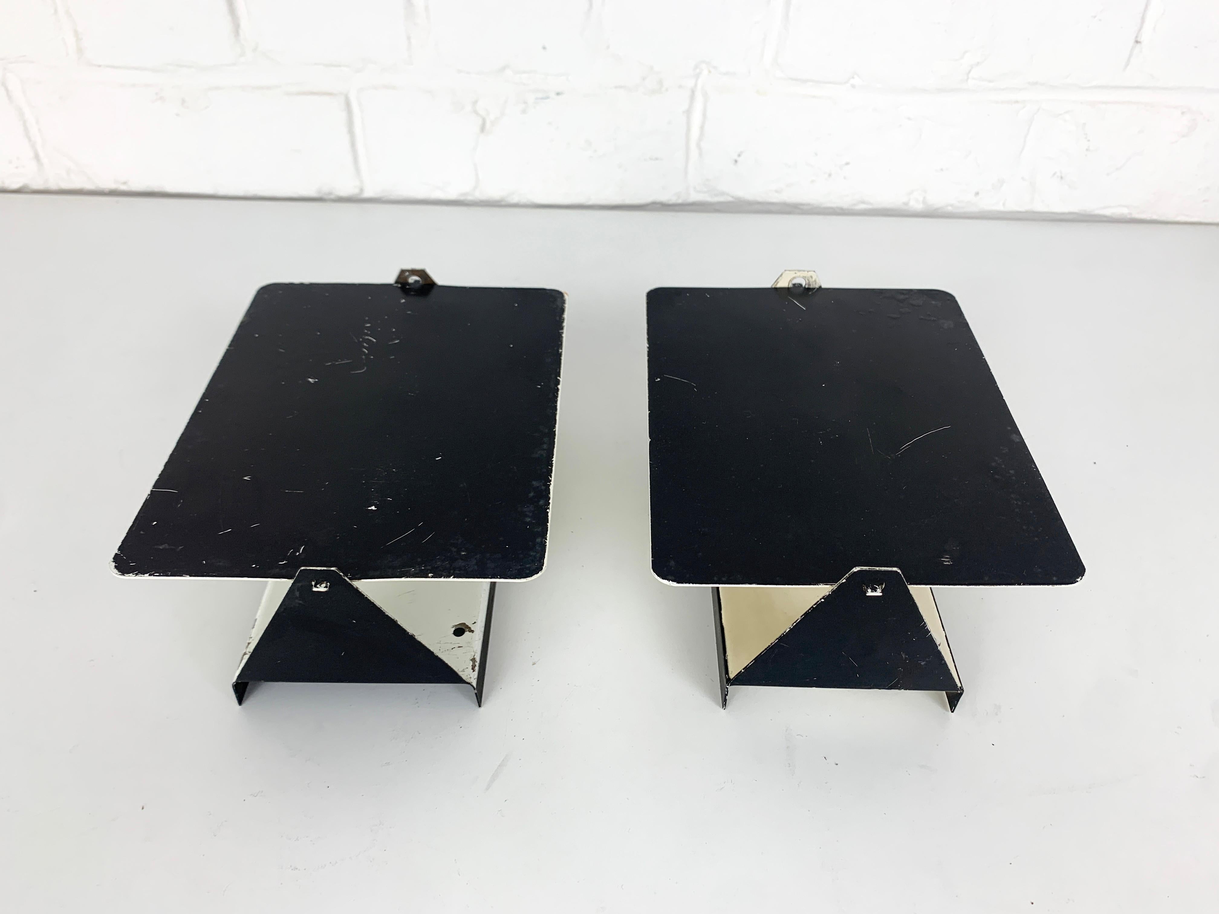 Lámparas de pared francesas CP1, Charlotte Perriand para Steph Simon, Les Arcs 1960s, Pareja en venta 11