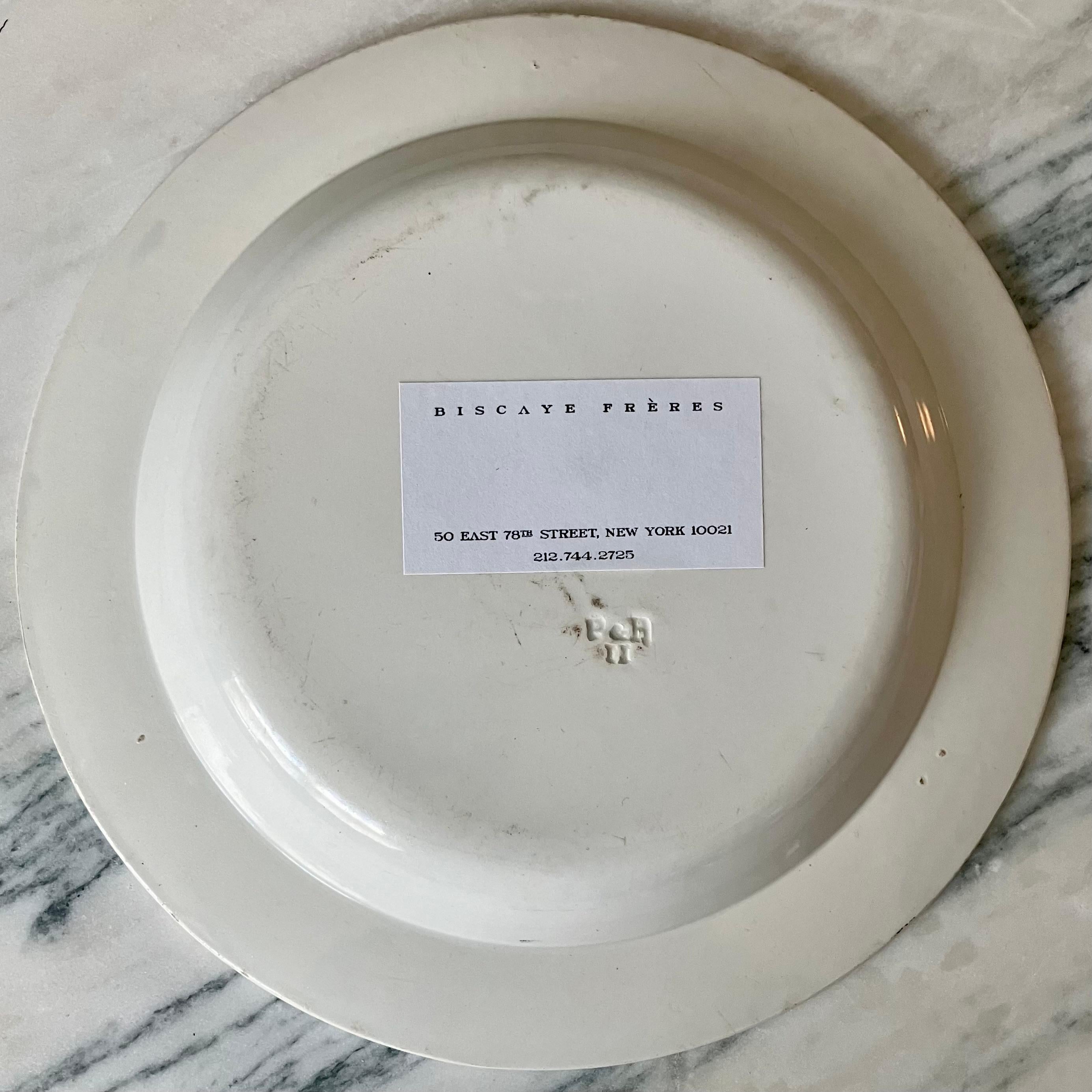 Français Assiette Sorbonne française en vente