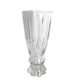 French Cristal Vase Sevres Manufacture circa 1960