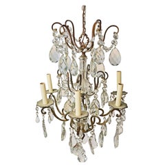 Antique 19th C. French Crystal Chandelier
