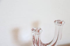 French Crystal Candelabra by Art Vannes, France