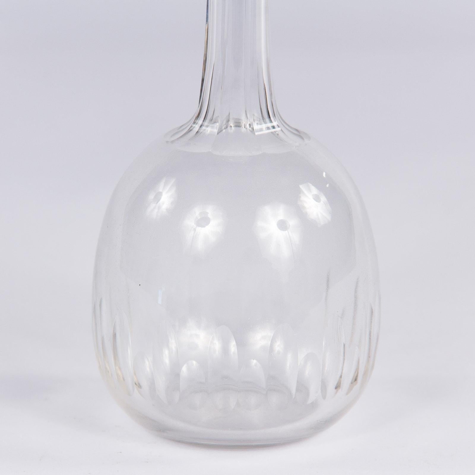 20th Century French Crystal Carafe, 1930s