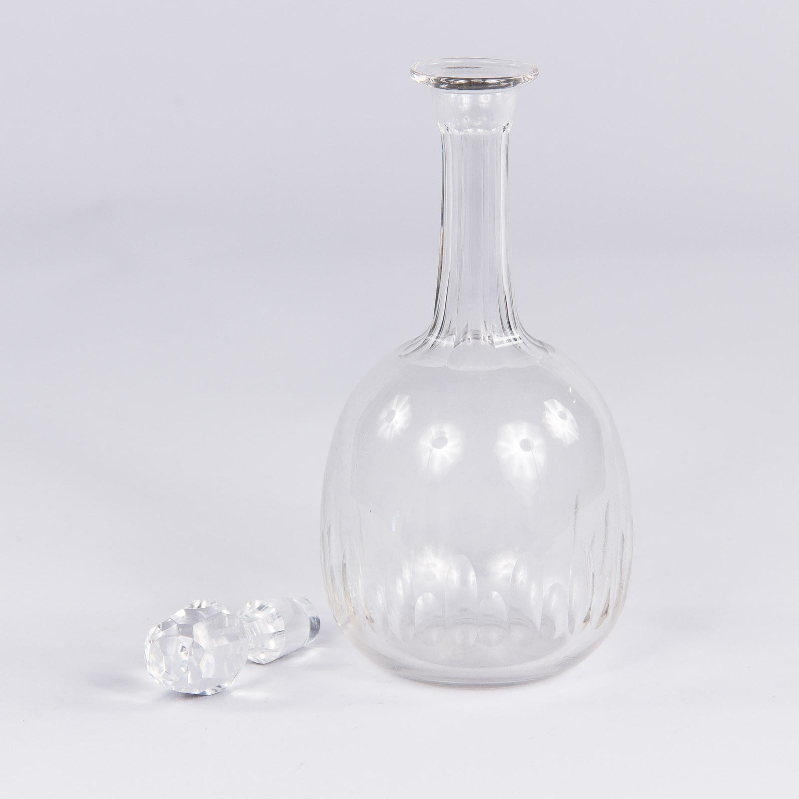 French Crystal Carafe, 1930s 3