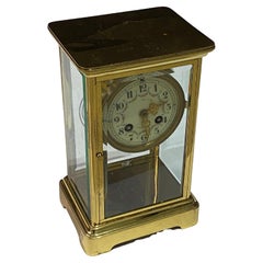 French Crystal Carriage Clock, Early 20th C