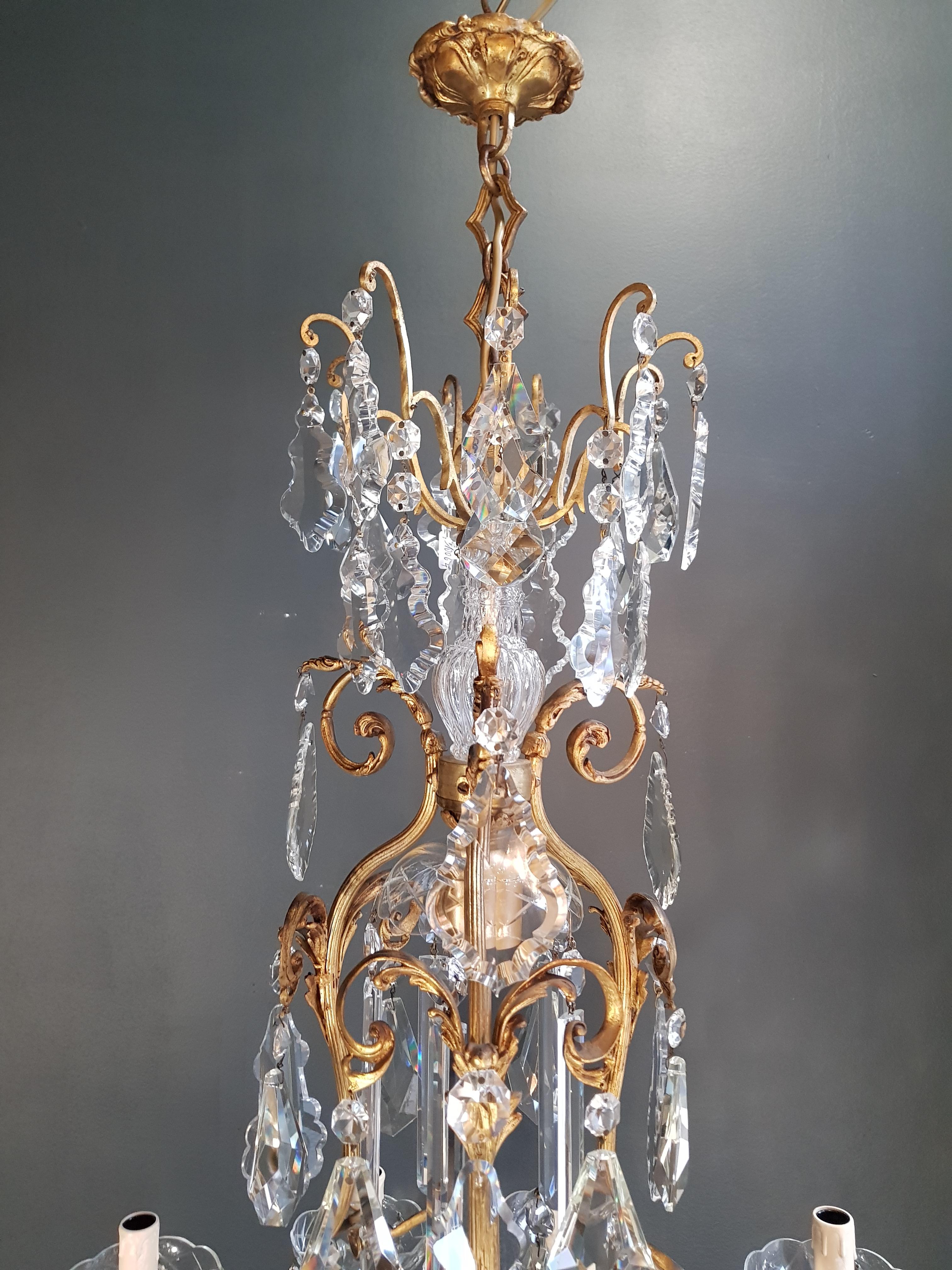Kristall Antik Glanz Kronleuchter Lampe Kunst Nouveau Decke