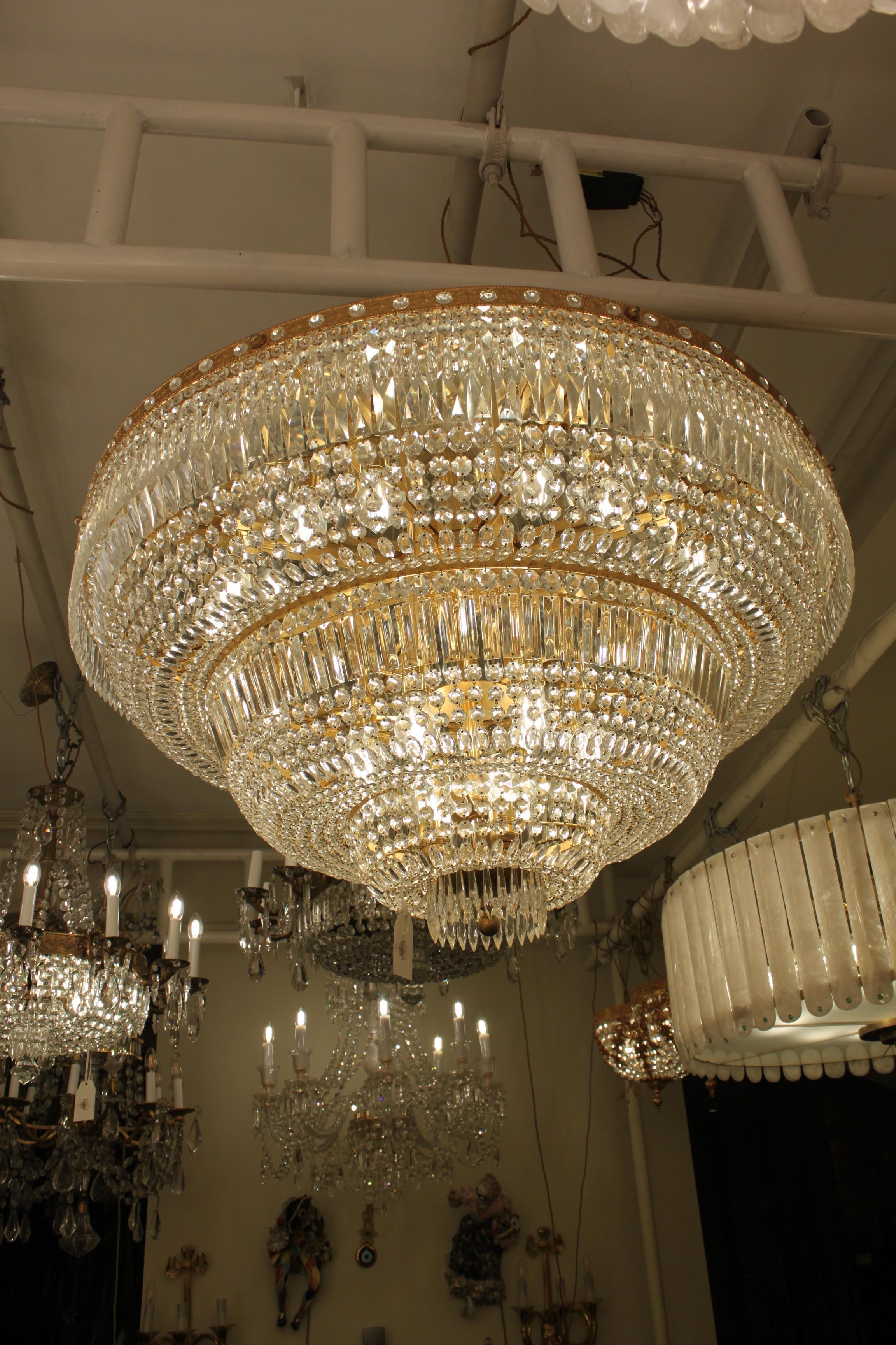 French Crystal Chandelier For Sale 4