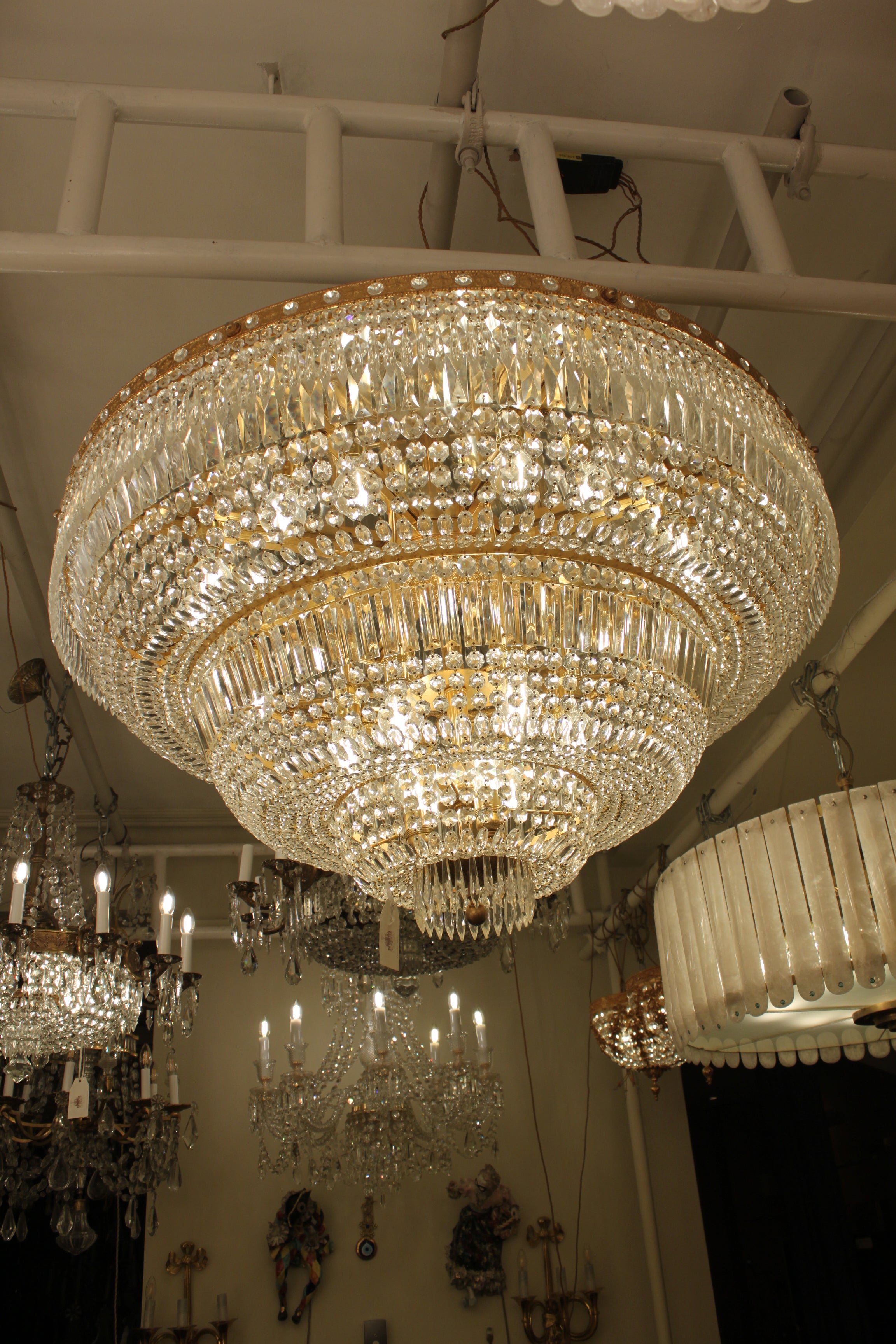 French Crystal Chandelier For Sale