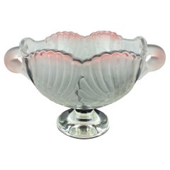 French Crystal Fruit Bowl or Serving Dish
