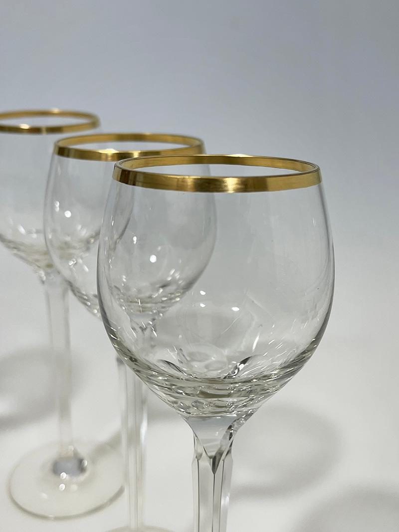 Crystal French crystal liquer set, ca 1900 For Sale