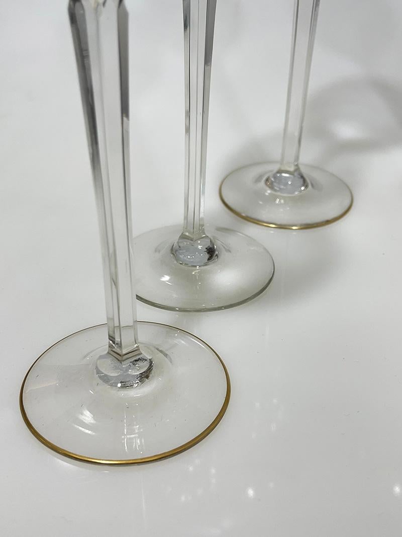 French crystal liquer set, ca 1900 For Sale 1