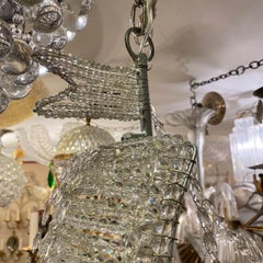 French Crystal Ship Chandelier