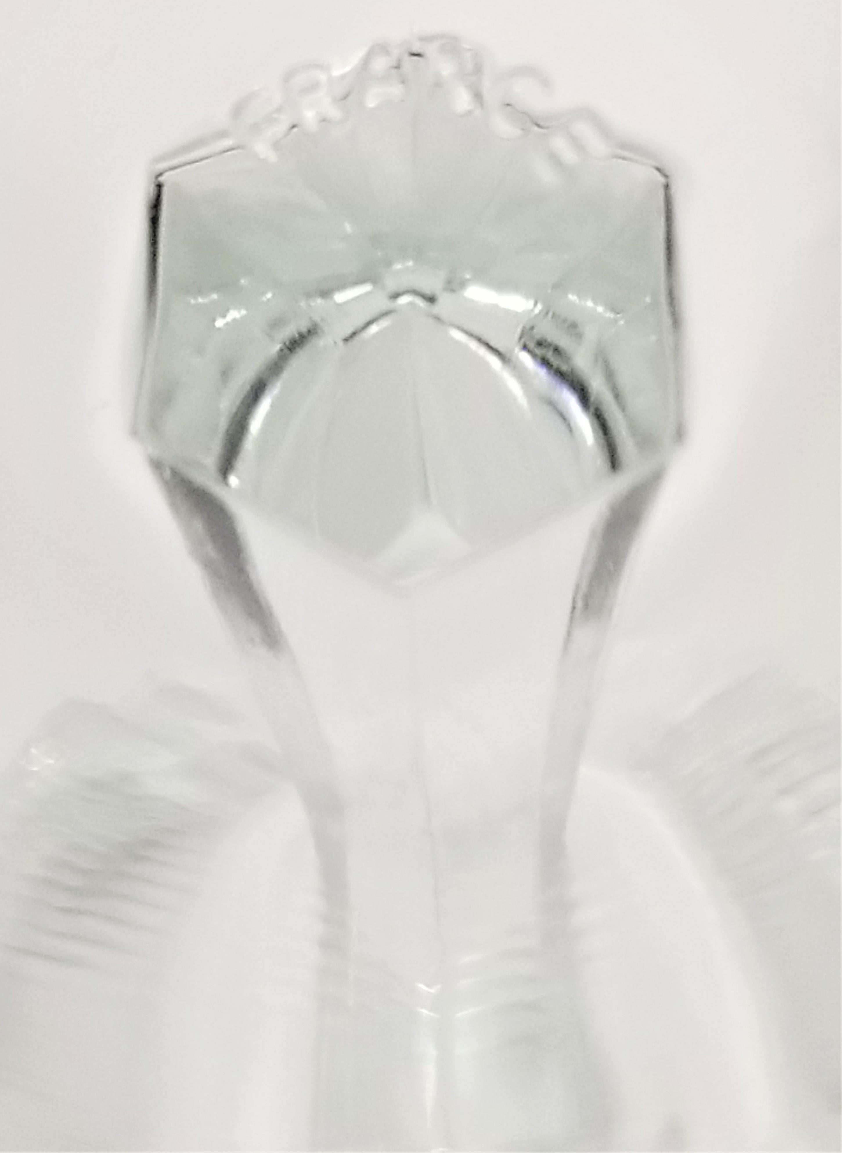 French Crystal Stemware Renaissance Verrerie D'arques France Midcentury For Sale 11