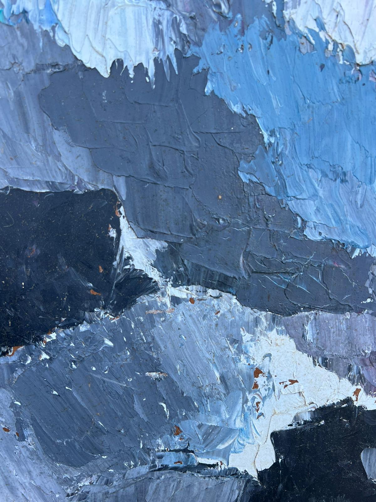 Composizione astratta
Artista cubista francese, anni '50 circa
olio su tavola, senza cornice
tavola: 29 x 36 pollici
provenienza: collezione privata, Francia
condizioni: un po' di sporcizia superficiale ma tutte le condizioni sono buone e