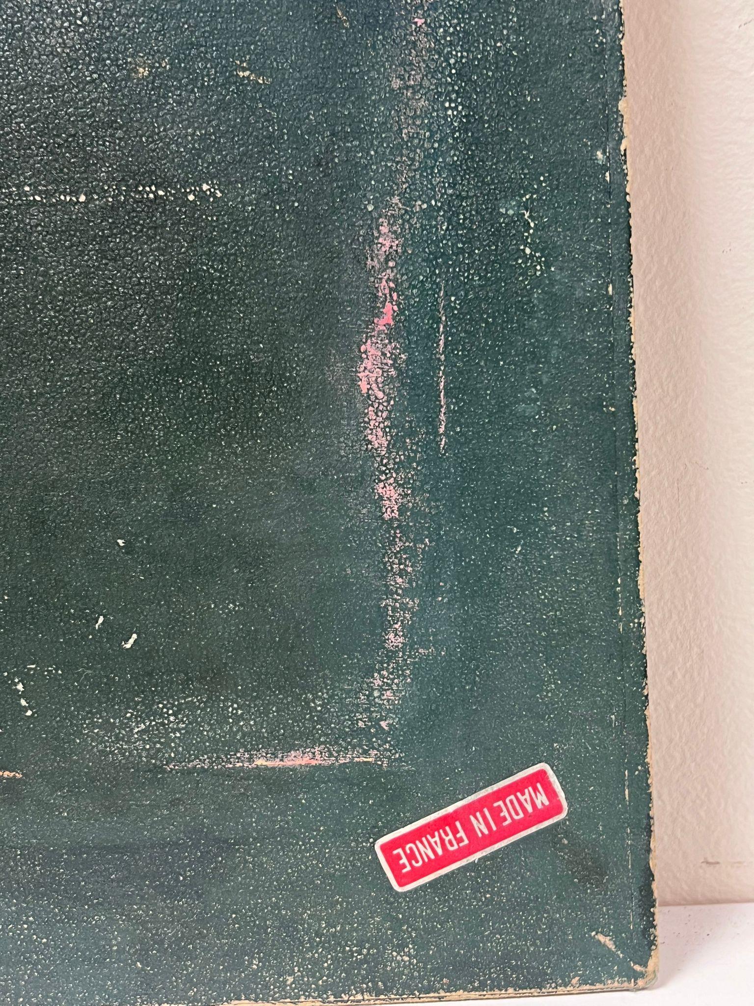 Kubistische Komposition
Französische Schule, Mitte des 20. Jahrhunderts
signiertes Gouache-Gemälde auf Karton, ungerahmt
Brett: 15 x 18 Zoll
verso beschriftet
Provenienz: Privatsammlung, Frankreich
Zustand: insgesamt guter und gesunder Zustand, aber