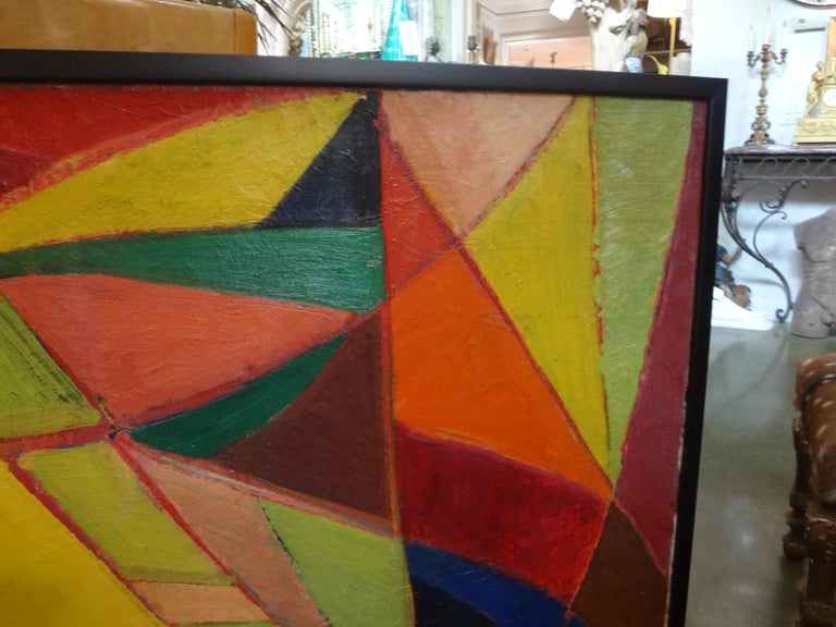 French Cubist Oil on Canvas Signed Roger Carle 1