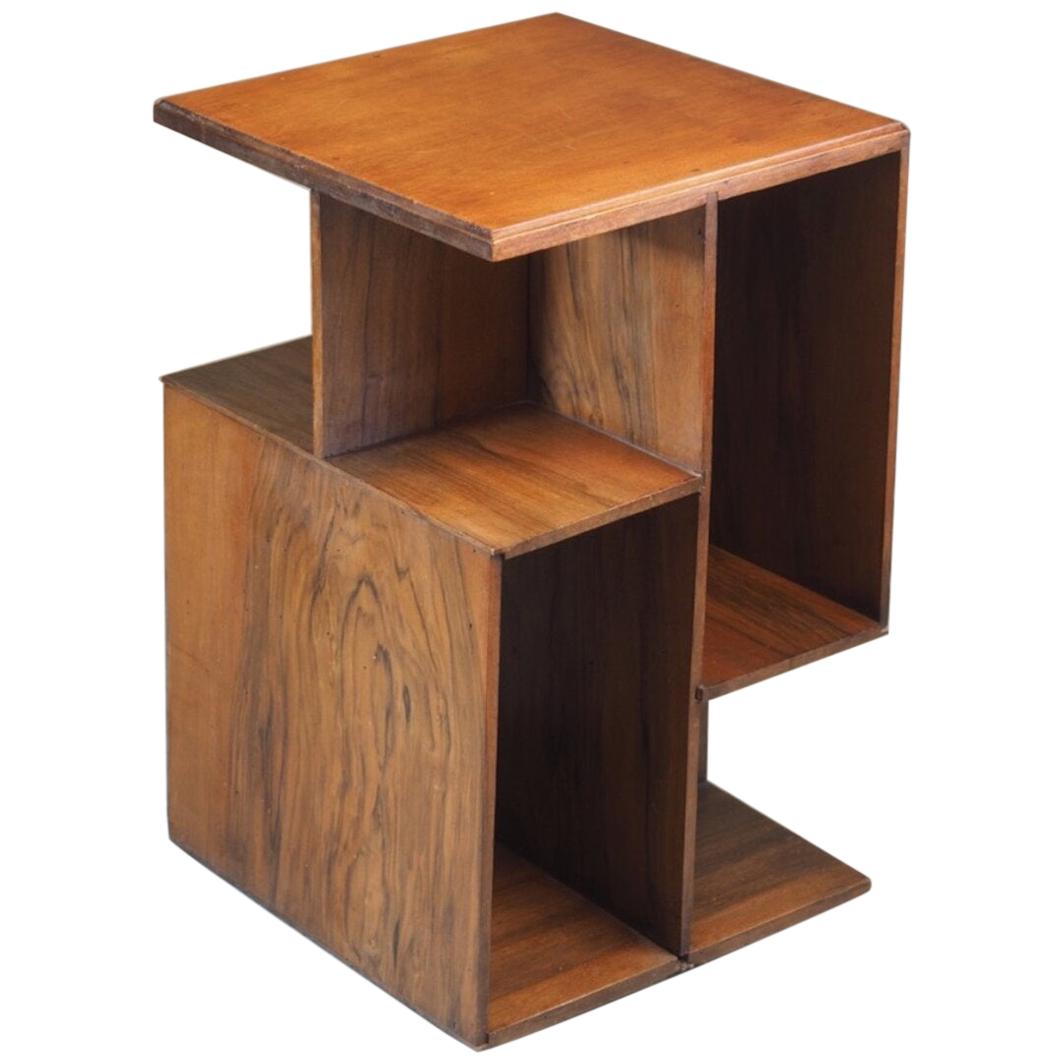 French Cubist Side/End Table